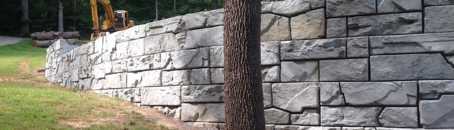 retaining wall - finished project