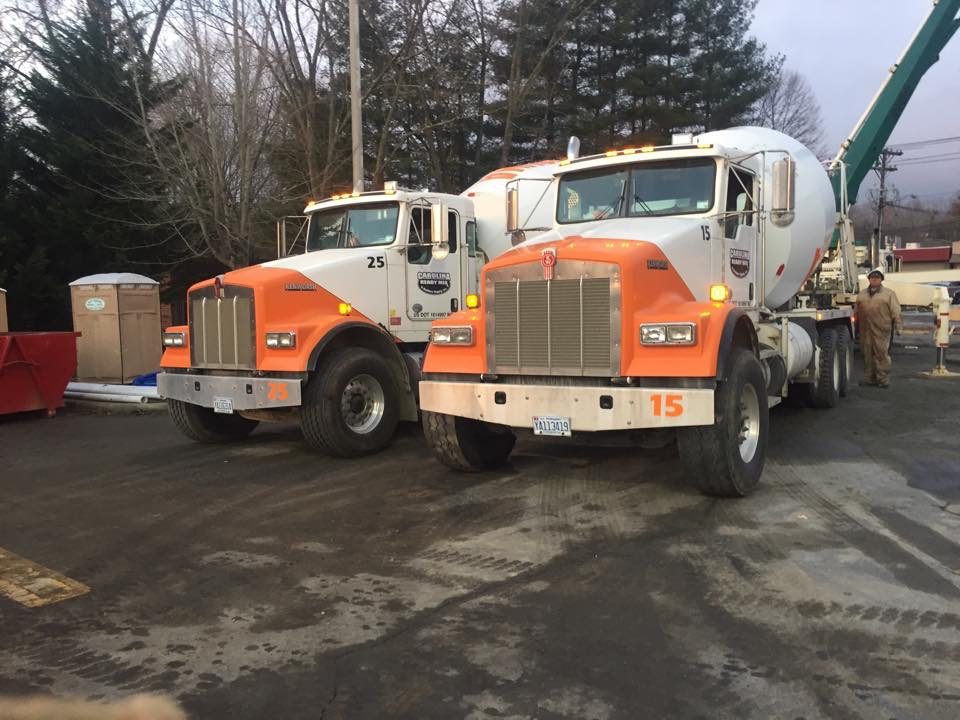 concrete trucks